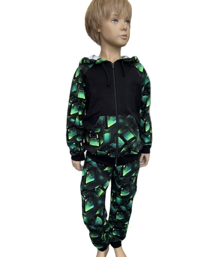 Dětská mikina na zip, herní dimenze