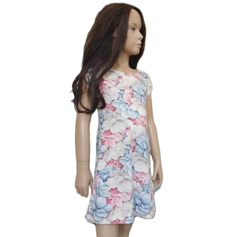 Dívčí šaty DIGI FLOWERS 10