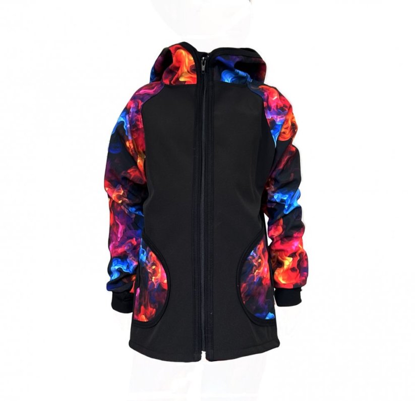 Dětská softshellová bunda bez fleecu