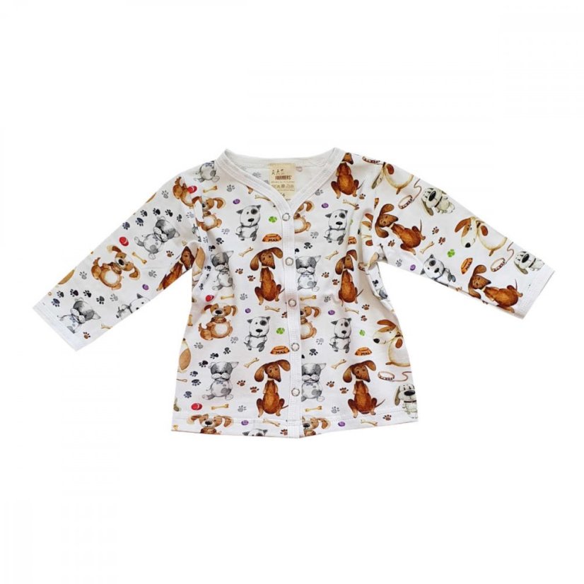 Dětský kabátek, psí kamarádi Dětský kabátek, psí kamarádi