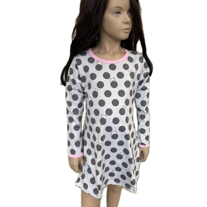 Noční košile GREY DOTS