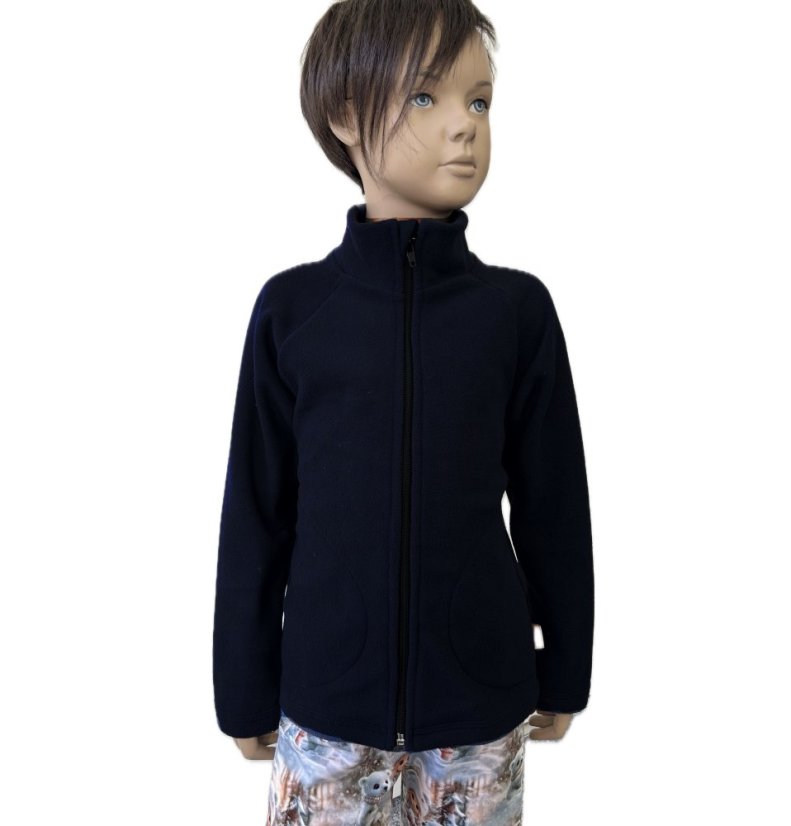 Detská mikina na zips Fleece Slim