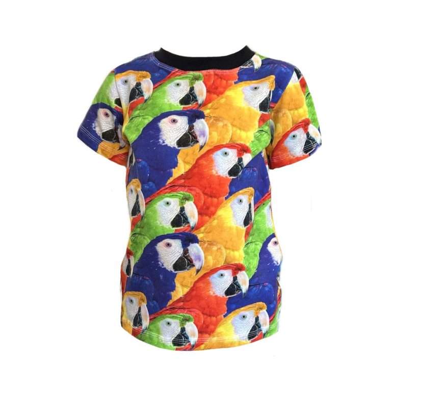Dětské letní pyžamo, papoušci