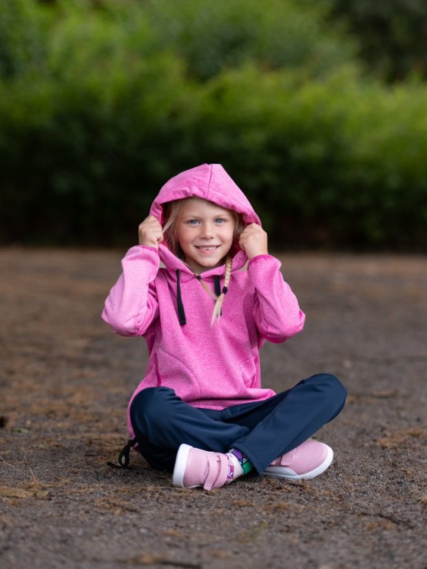 Dětská softshellová bunda přes hlavu