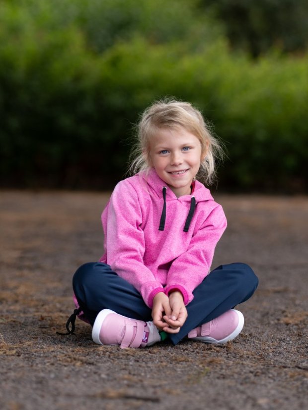 Dětská softshellová bunda přes hlavu