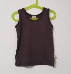 Nátělník BAMBUS hnědý