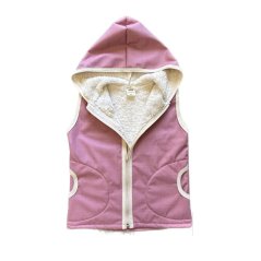 Detská softshellová vesta BARÁNEK PINK