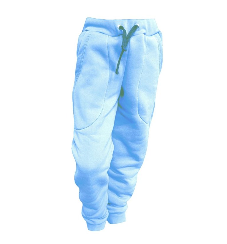 Dámské tepláky teplé, světle modrá