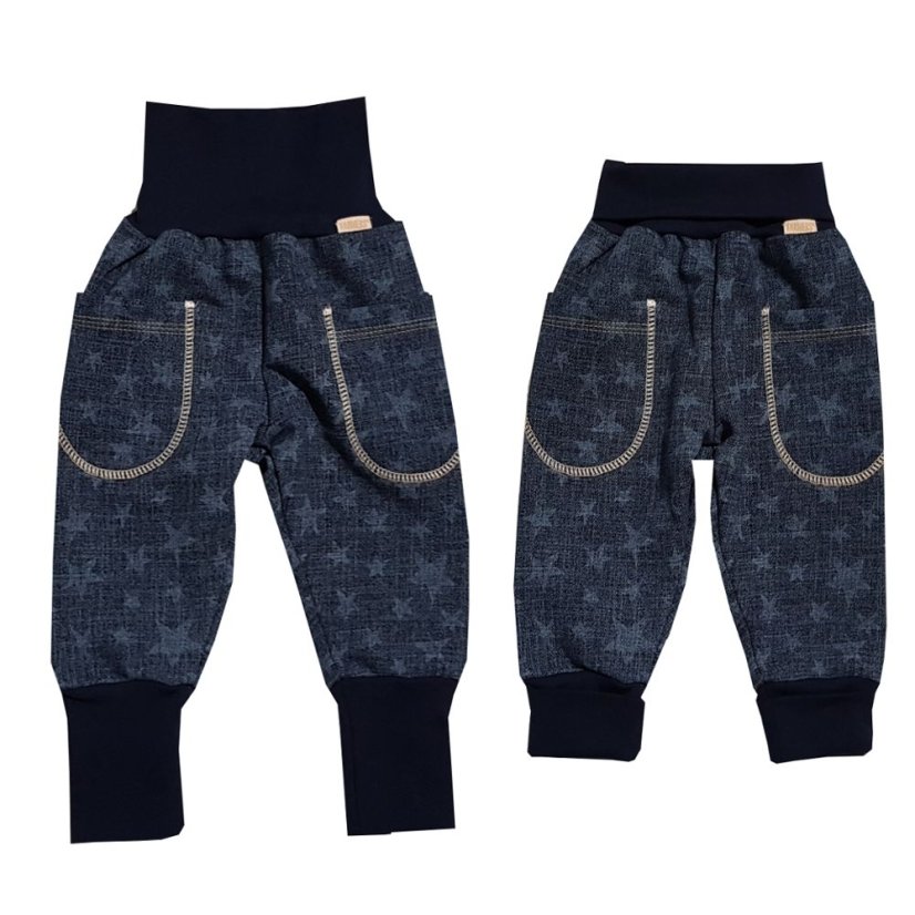 Dětské rostoucí kalhoty GROW JEANS STAR (Velikost 98)