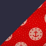 Červené kotvičky-modrá