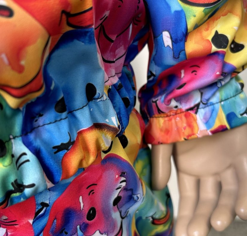 Dětská softshellová bunda NEW bez fleecu, smajlíková párty