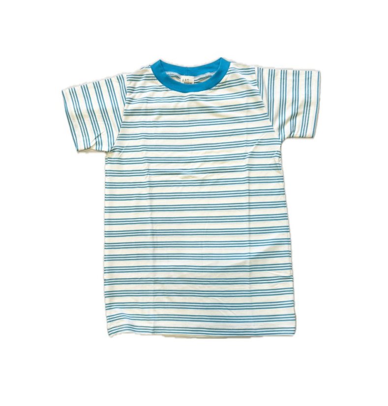 Tričko BAMBUS OCHRE TYRKYS PÁSIK