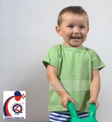 Dětské tričko krátký rukáv limet BA/EL (Velikost 92-98)