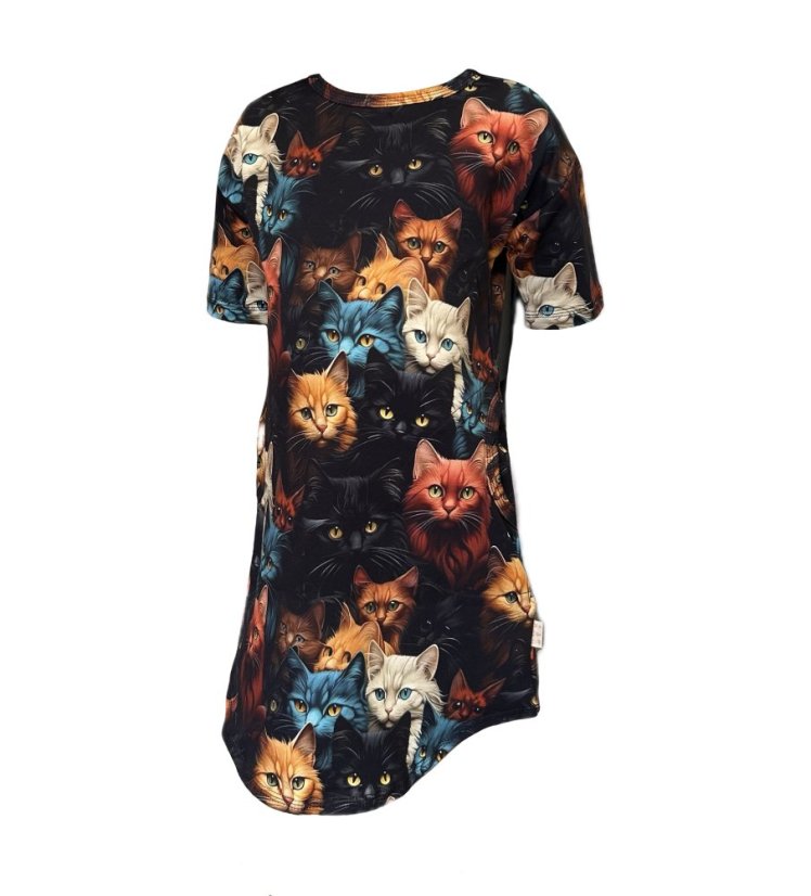 Dámské šaty UNI, divoké kočky