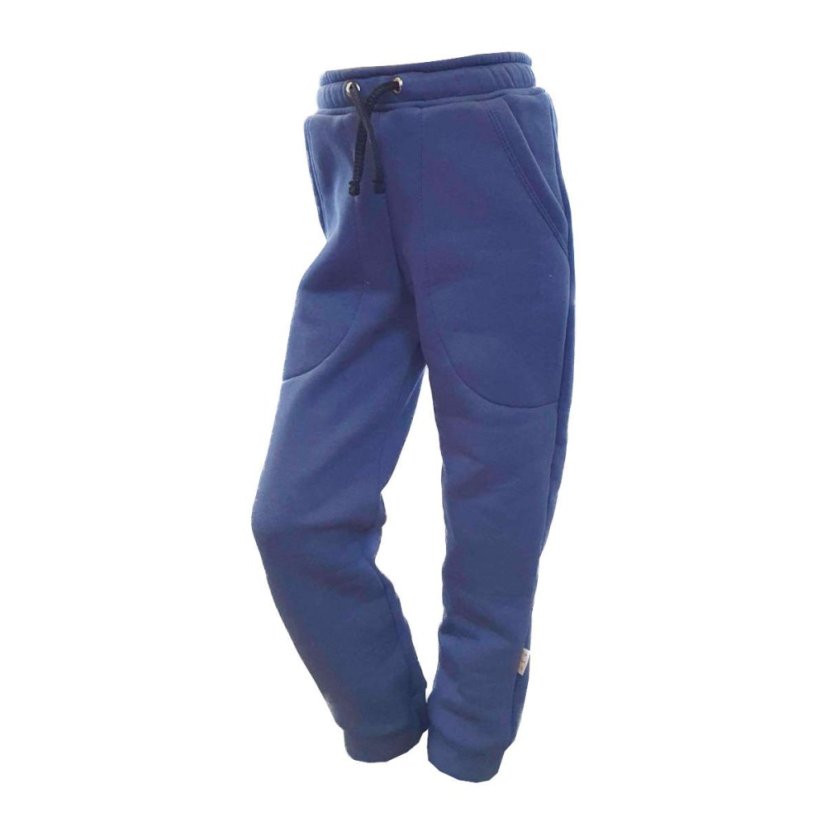 Dámské tepláky teplé, ocelově modrá