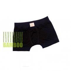 Dětské boxerky BAMBUS černé (Velikost 92-98)