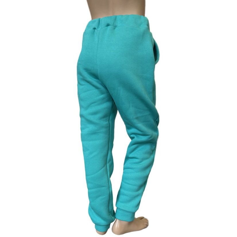 Dámské tepláky teplé, zelená voda