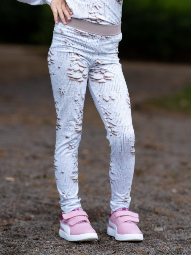 Detské pyžamo, zimný les