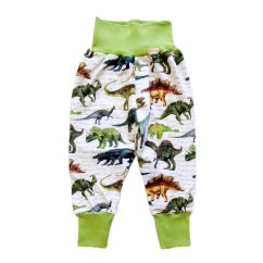 Dětské rostoucí kalhoty GROW, dino svět lehké