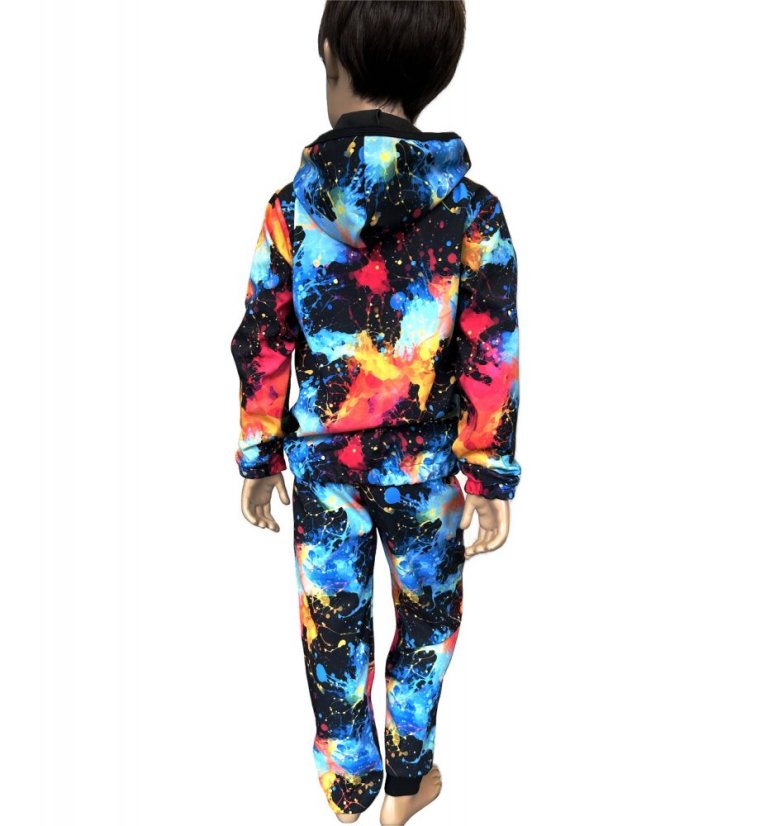 Dětská softshellová bunda NEW s fleecem, exploze barev