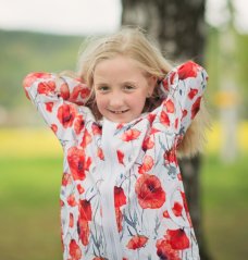 Dětská softshellová bunda POPPY, lehká