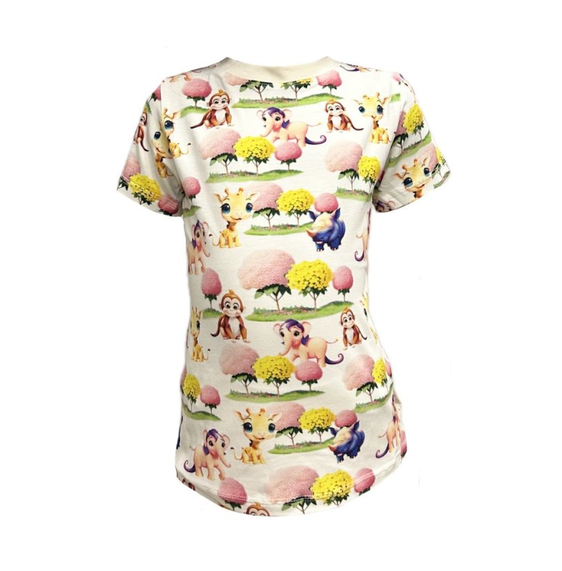 Dětské tričko BAMBUS, veselá zvířátka