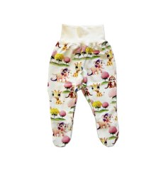 Dětské polodupačky BAMBUS, veselá zvířátka