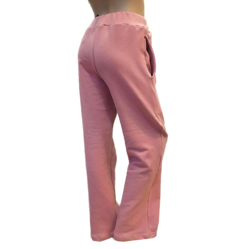 Dětské tepláky Tube Fluffy teplé, starorůžová