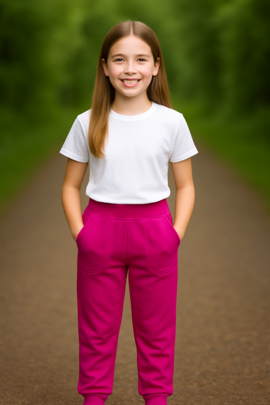 Dětské tepláky do manžety lehké