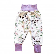 Dětské rostoucí kalhoty GROW DIGI SWEET PANDA lehké