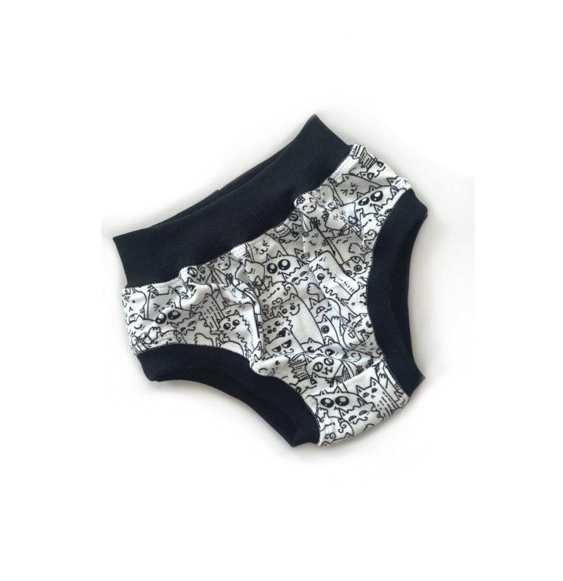 Dětské kalhotky/slipy Bambus, kočičí piknik