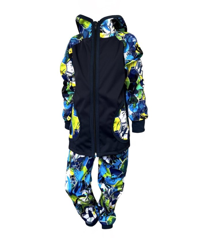 Softshellová bunda FOTBAL 4 BLUE lehká