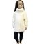 Mikina s rolákom FURRY NATURAL WHITE