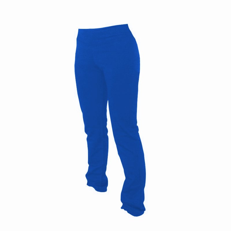 Dámské tepláky rovné royal blue (Velikost XS dámské)