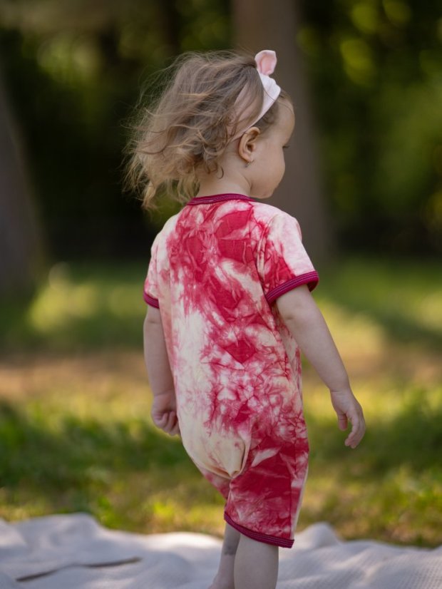 Detský letný overal BAMBUS, batika