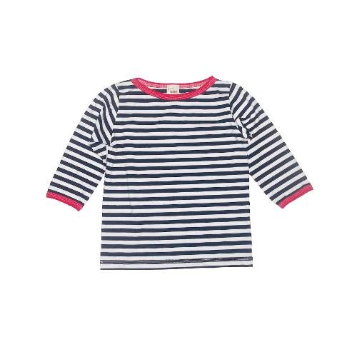 Pánské tričko 3/4 rukáv NAVY námořník - RED (Velikost XL pánské)