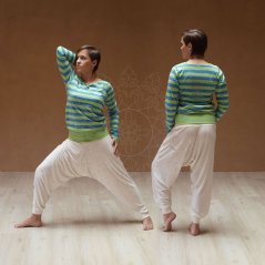 Unisex harémové kalhoty SATYAM BAMBUS natur (Velikost UNISEX)