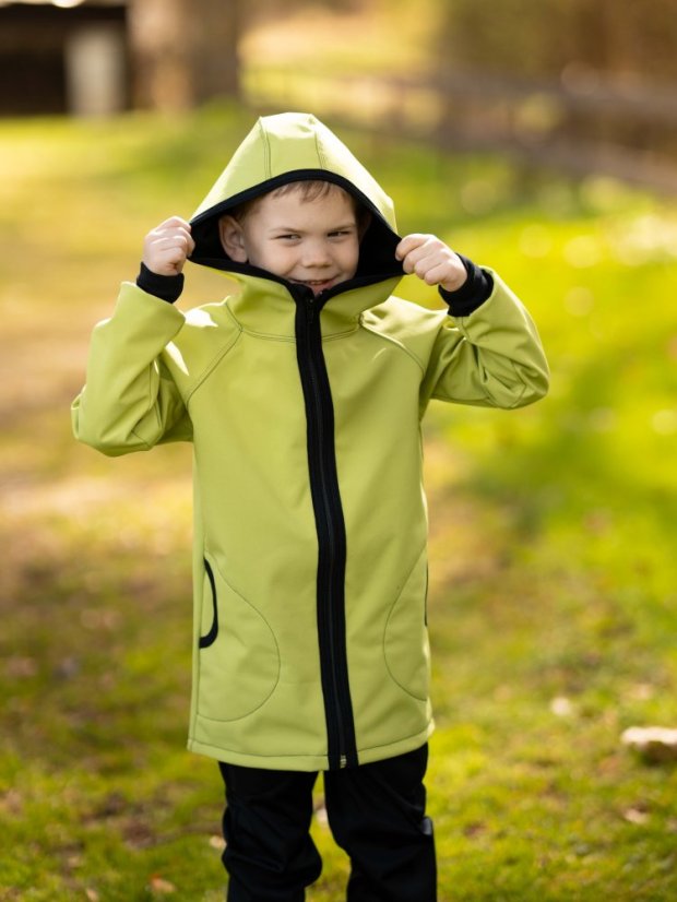 Dětská softshellová bunda s fleecem