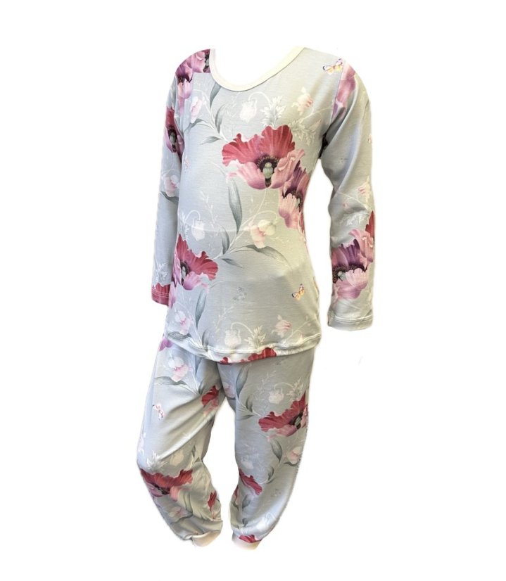 Dámské pyžamo BAMBUS, vlčí máky