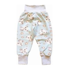 Rostoucí kalhoty GROW DIGI BLUE PANDA lehké