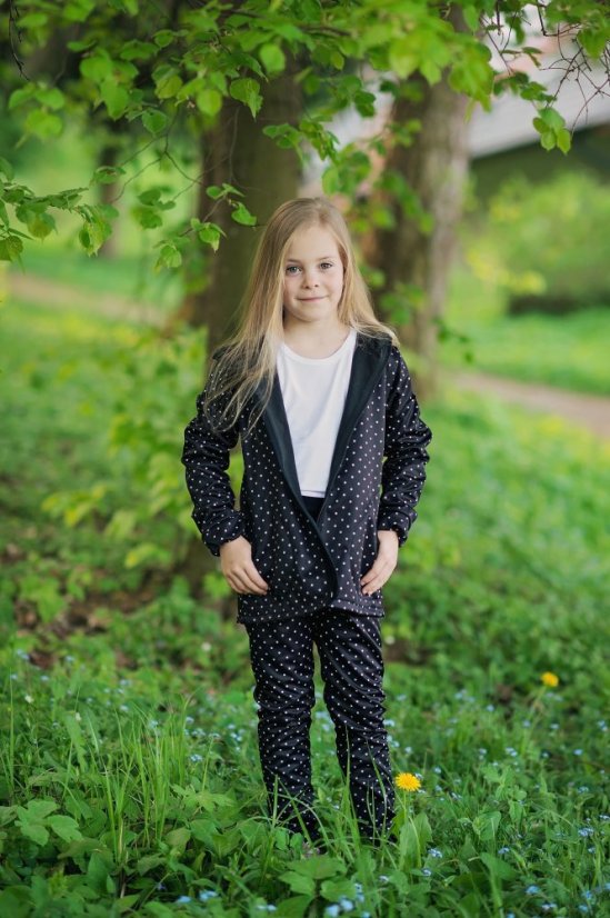 Softshellová bunda ELAST BLACK DOT