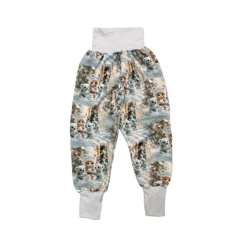 Dětské rostoucí kalhoty GROW, zimní příběh