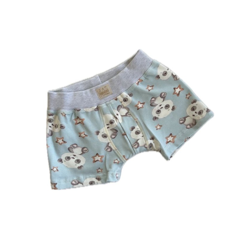 Dětské boxerky DIGI BLUE PANDA
