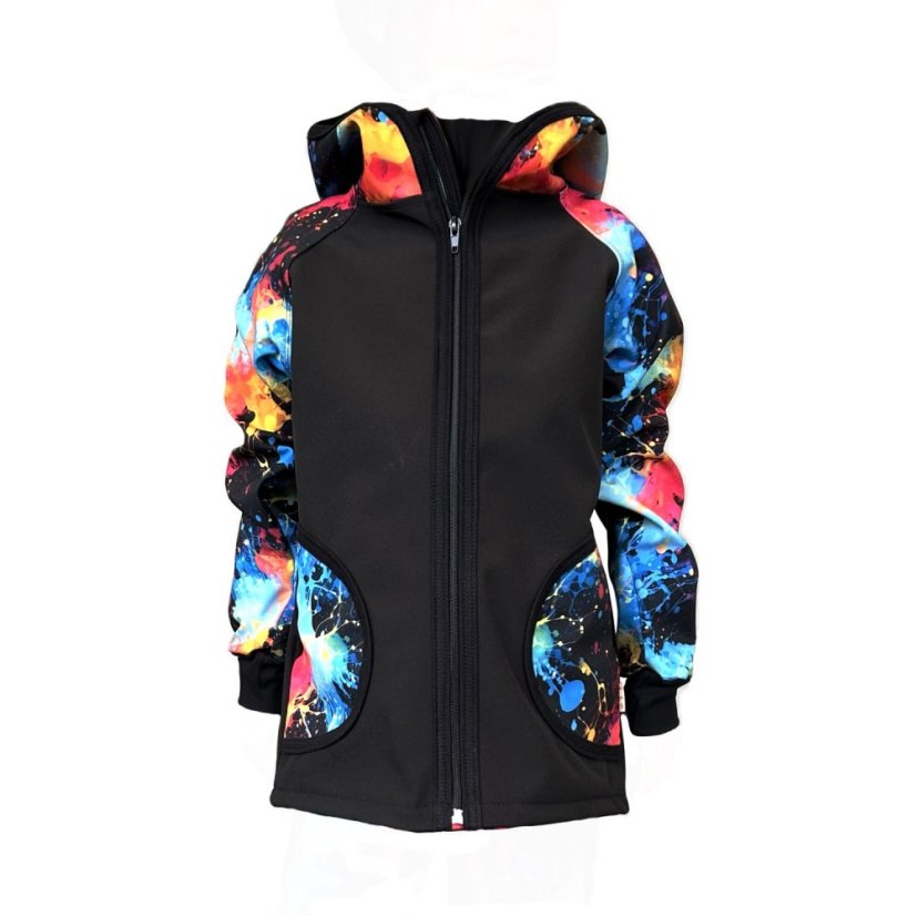 Dětská softshellová bunda s fleecem