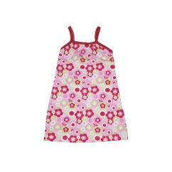 Dívčí šaty na ramínka FLOWERS (Velikost 92-98)