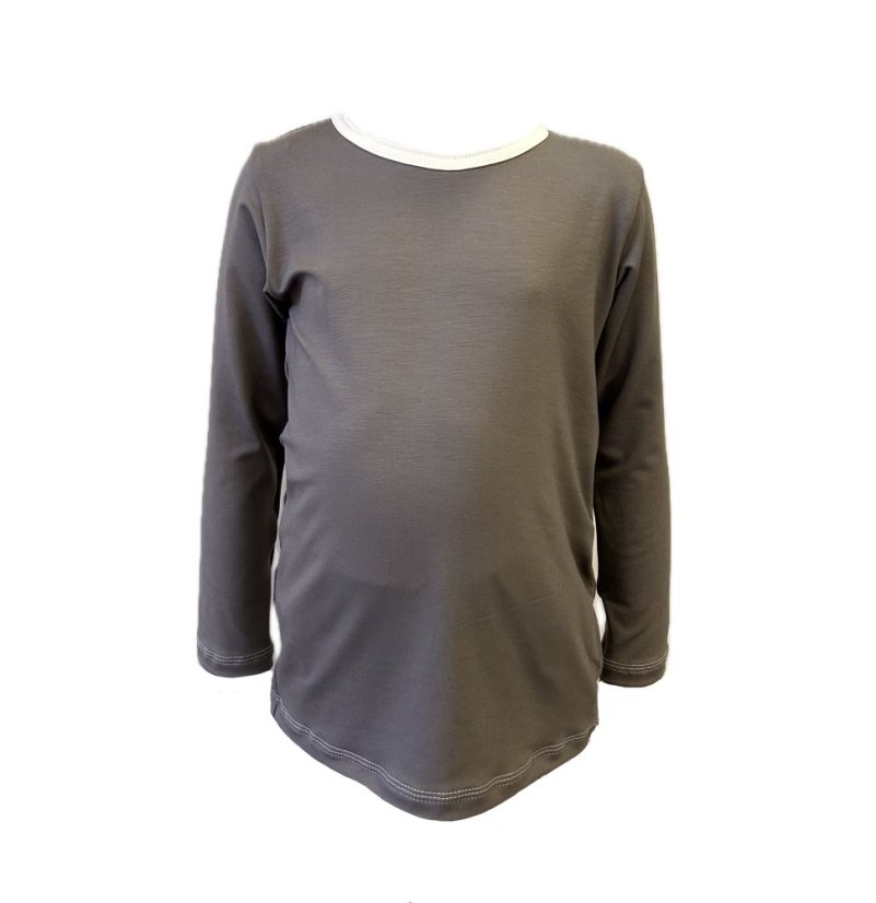 Pánské tričko BAMBUS, hnědé kakao