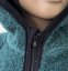 Mikina na zip FURRY DARK GREEN