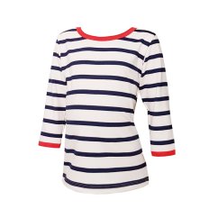 Dámské tričko 3/4 rukáv BAMBUS navy námořník-red (Velikost XS dámské) Dámské tričko 3/4 rukáv BAMBUS navy námořník-red (Velikost XS dámské)