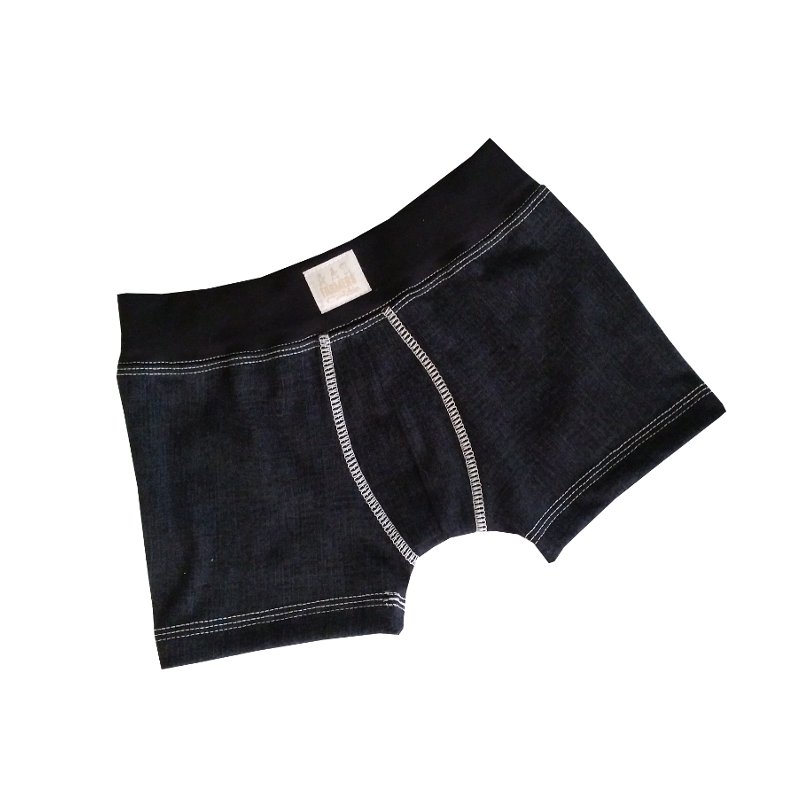 Pánské boxerky JEANS BLACK (Velikost XL pánské)