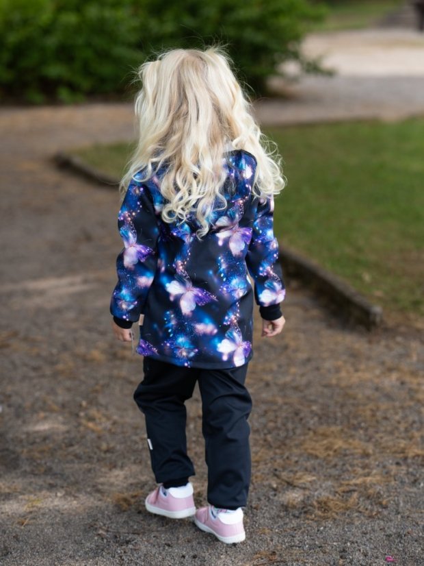 Dětská softshellová bunda s fleecem